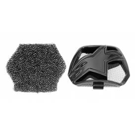 Kryt bradové ventilace pro přilby SUPERTECH S-M10 a S-M8, ALPINESTARS (černá, vč. uhlíkového filtru)