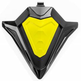 Chin ventilation cover for COMMANDER, AIROH helmets (size L, yellow)