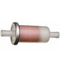 Palivový filtr s papírovou vložkou, Q-TECH (pro vnitřní průměr hadice 10 mm)