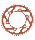 Dural rosette MASTER for secondary chains type 420, Q-TECH (orange anodized, 46 teeth)