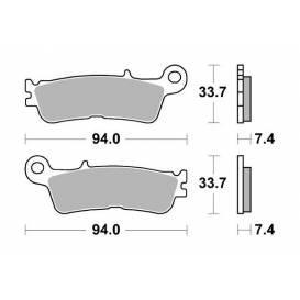 Brake pads, BRAKING (sinter mixture CM46) 2 pcs in a package