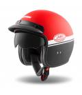 Oxygen Jawa OHC Helmet, CASSIDA (matt red/black/white)