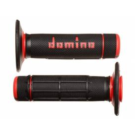 Grips A020 (offroad) length 118 mm, DOMINO (black-red)
