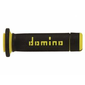 Grips A180 (ATV) length 118 + 122 mm, DOMINO (black-yellow)