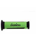 Grips A350 (scooter/road) length 120 mm, DOMINO (green-black)