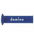 Grips A010 (road) length 120 + 125 mm, DOMINO (blue-white)