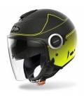 Helmet HELIOS COLOR, AIROH - Italy (black/fluo-matt)
