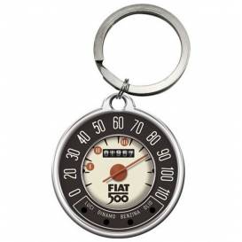 Key ring Fiat 500 speedometer