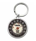 Key ring Fiat 500 speedometer