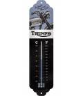 Triumph Motorcycle Blue Thermometer