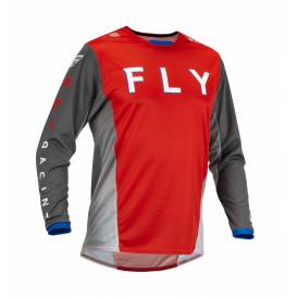 Jersey KINETIC KORE, FLY RACING - USA 2023 (red/grey)