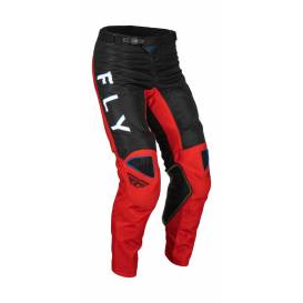 Kalhoty KINETIC KORE, FLY RACING - USA 2023 (červená/šedá)