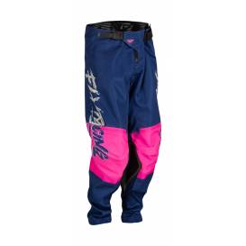 Kalhoty KINETIC KHAOS, FLY RACING - USA 2023 dětské (růžová/modrá)