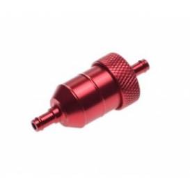 Fuel filter 10mm CNC red