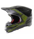 Helmet SUPERTECH S-M8 TRIPLE, ALPINESTARS (grey/fluo yellow/black)