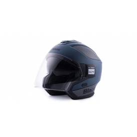 Helmet SOLO, BLAUER (matte blue, carbon, silver)