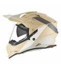 Helmet N312 BLOCK, NOX (sand matt, white) 2023