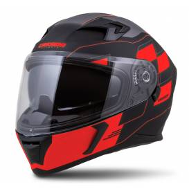 Integral 3.0 RoxoR Helmet, CASSIDA (matte black/fluo red/grey, plexiglass with Pinlock preparation) 2023