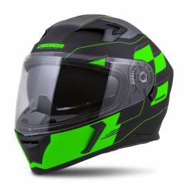 Integral 3.0 RoxoR Helmet, CASSIDA (Matte Black/Green/Grey, Plexiglas with Pinlock Preparation) 2023