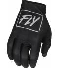 Gloves LITE, FLY RACING - USA 2022 (black/grey)