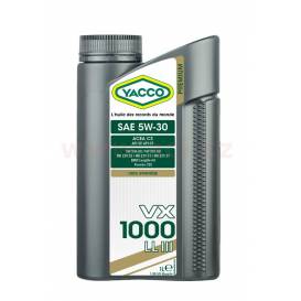 Motorový olej YACCO VX 1000 LL III 5W30 1L