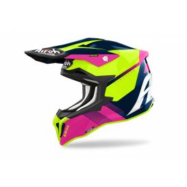 STRYCKER Blazer Helmet, AIROH (Blue/Pink) 2023