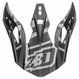 Visor for X1.9 and X1.9D helmets, ZED (matte black/grey)