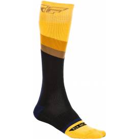 Ponožky dlouhé Knee Brace, FLY RACING (černá/žlutá)