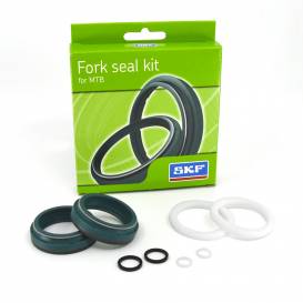 Front fork seals (FOX 38 mm), SKF (green)