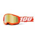 STRATA 2, 100% dětské brýle Orange, zrcadlové zlaté plexi