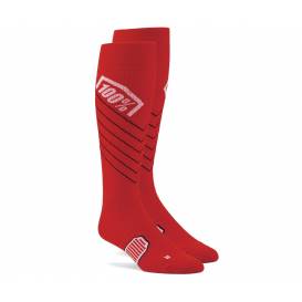 HI SIDE MX socks, 100% - USA (red)