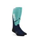 Ponožky TORQUE MX, 100% - USA (šedá/modrá)