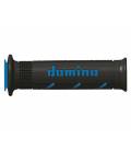 Grips A250 (road) length 120 + 125 mm, DOMINO (black-blue)