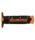 Gripy A260 (offroad) dĺžka 120 mm, DOMINO (čierno-oranžové)