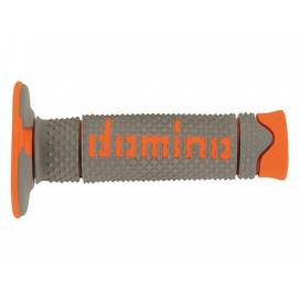 Gripy A260 (offroad) dĺžka 120 mm, DOMINO (šedo-oranžové)