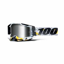 RACECRAFT 100% brýle Korb, stříbrné plexi