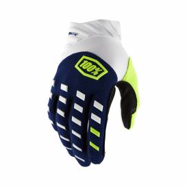 Gloves AIRMATIC, 100% - USA (blue/white)