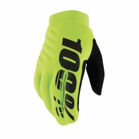 BRISKER gloves, 100% - USA (yellow/black)