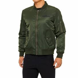 BOMBER jacket green 100% - USA