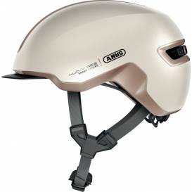 Cycling helmet with light HUD-Y champagne, ABUS (beige)