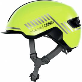 Cycling helmet with light HUD-Y signal yellow, ABUS (fluo yellow)