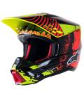 Helmet S-M5 SOLAR FLARE, ALPINESTARS (Fluo Yellow/Fluo Red/Black) 2023