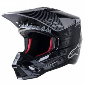 S-M5 SOLAR FLARE Helmet, ALPINESTARS (Black/Grey) 2023
