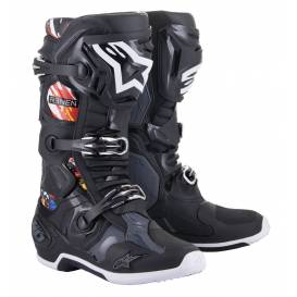 Boots TECH 10 limited edition RENEN, ALPINESTARS (black/grey/white/multicolor) 2023