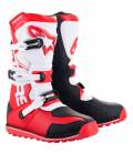 Boots TECH TRIAL, ALPINESTARS (white/red fluo/black) 2023