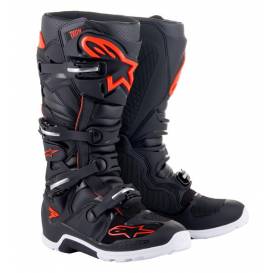 Boots TECH 7 ENDURO, ALPINESTARS (black/red fluo/white) 2023