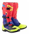 TECH 3 Boots, ALPINESTARS (Red/Blue/Fluo Yellow/Black) 2023