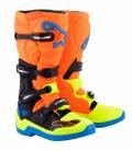 TECH 5 Boots, ALPINESTARS (Fluo Orange/Fluo Yellow/Blue/Black) 2023