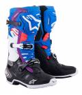 TECH 10 SUPERVENTED ALPINESTARS Perforated Boots (Blue/Purple/Pink/White/Grey/Black) 2023