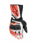 SP-8 Gloves, ALPINESTARS (White/Fluo Red/Black) 2023